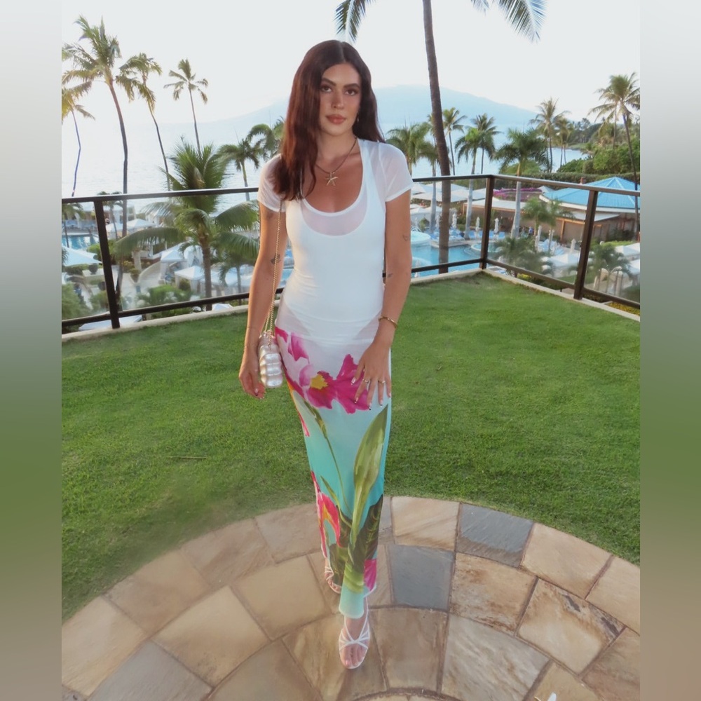 Runaway the Label LAYLAH MIDI DRESS - NALANI PRINT - Picture 2 of 4